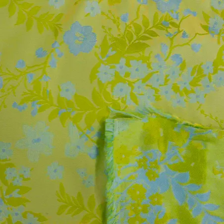 Jacquard verde con fiori | Abbigliamento donna