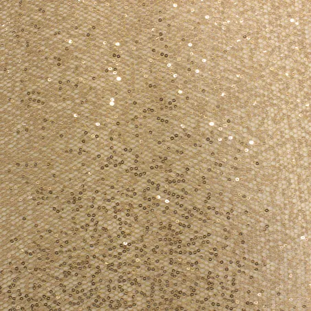 TESSUTO IN RETE CON PAILLETTES ORO | IL TESSUTAIO