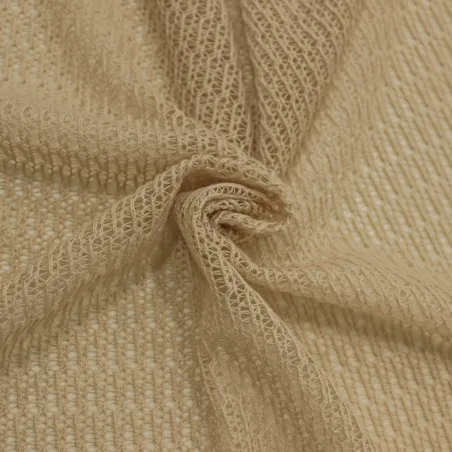 TESSUTO CROCHET BEIGE | ABBIGLIAMENTO MARE ILTESSUTAIO