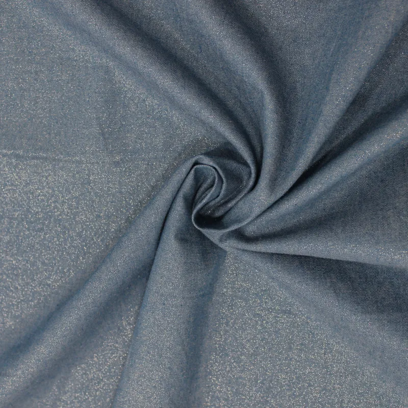 JEANS CHAMBRAY SPALMATO ARGENTO | ILTESSUATIO