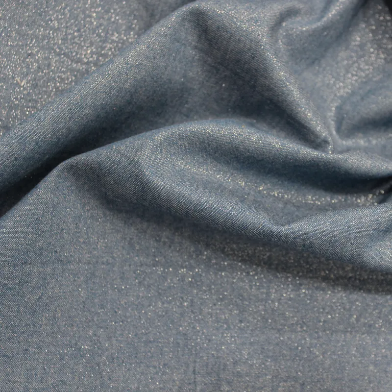 JEANS CHAMBRAY SPALMATO ARGENTO | ILTESSUATIO