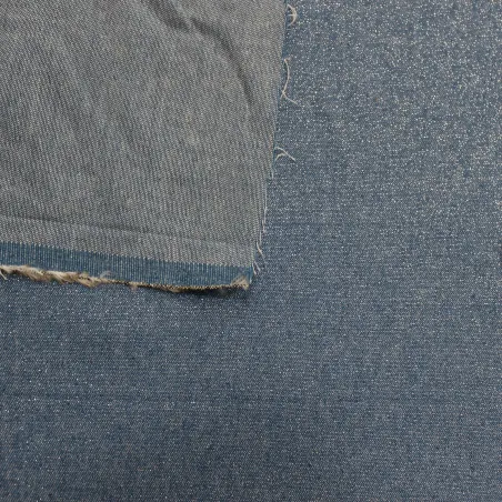 JEANS CHAMBRAY SPALMATO ARGENTO | ILTESSUATIO