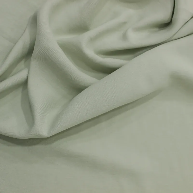 Tessuto Viscosa verde pastello | ILTESSUTAIO