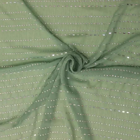 Georgette salvia  | ABBIGLIAMENTO CERIMONIA