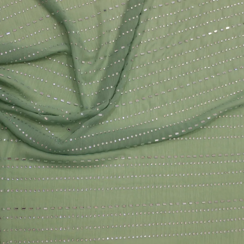 Georgette salvia  | ABBIGLIAMENTO CERIMONIA