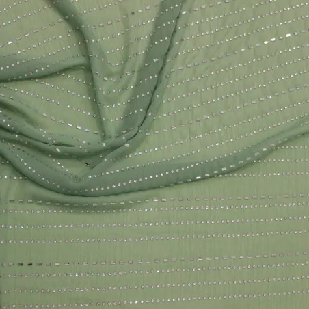 Georgette salvia  | ABBIGLIAMENTO CERIMONIA