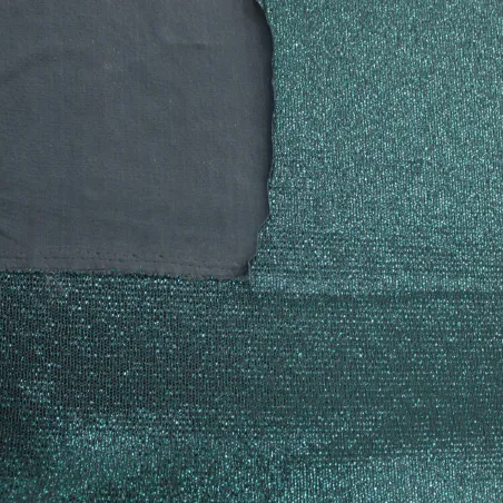 Tessuto verde in maglia lurex | tessuti cerimonia