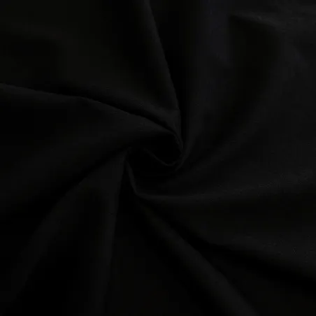Tessuto poliviscosa di colore nero | ILTESSUTAIO