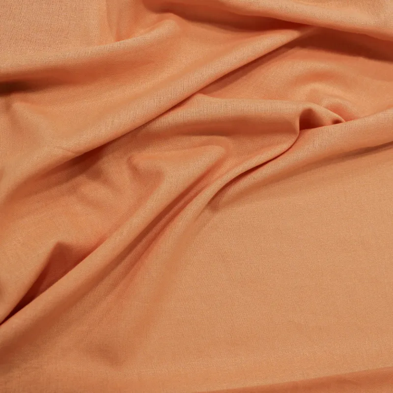 Tessuto misto lino color salmone | abbigliamento camiceria