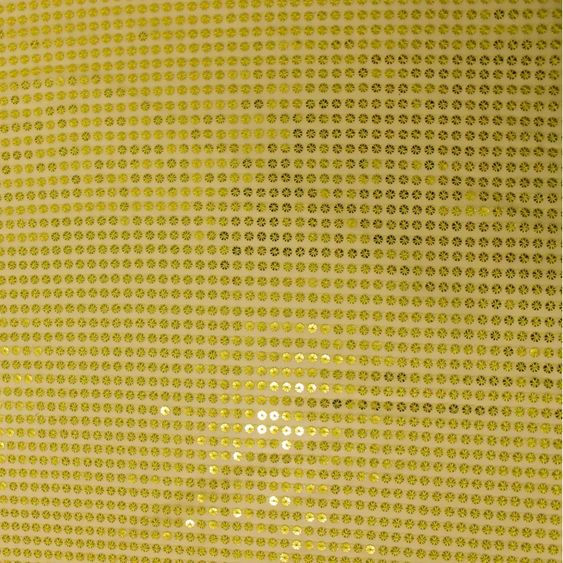 Paillettes gialla | tessuti cerimonia il tessutaio