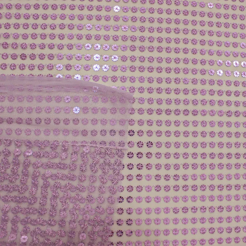 Tessuto paillettes lilla | il tessutaio