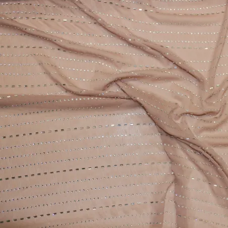 Leggera georgette con strass | abbigliamento cerimonia