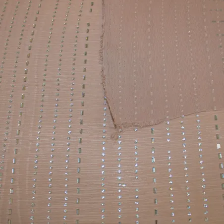 Leggera georgette con strass | abbigliamento cerimonia