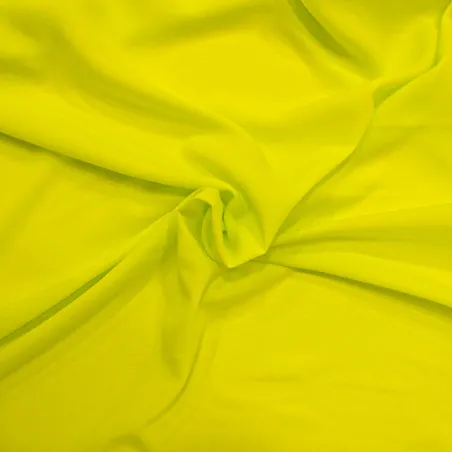 Tessuto crepe de chine verde acido | tessuti fluo