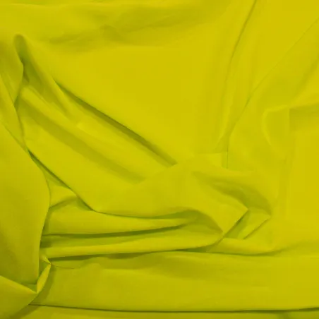 Tessuto crepe de chine verde acido | tessuti fluo