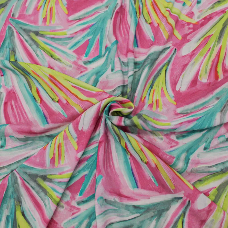 Viscosa fantasia astratta | Abbigliamento camiceria donna