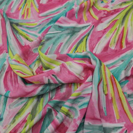 Viscosa fantasia astratta | Abbigliamento camiceria donna