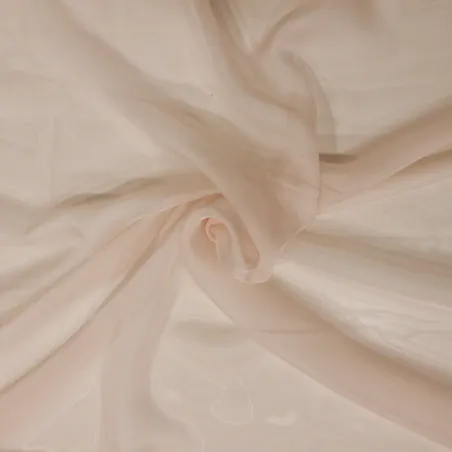 Tessuto chiffon rosa | Tessuti abbigliamento donna