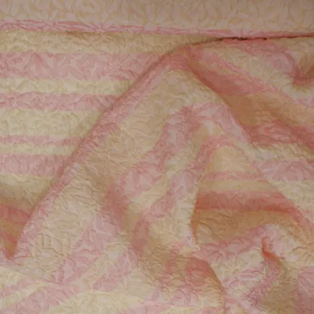 Jacquard goffrato rosa | Tessuti Cerimonia