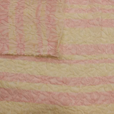 Jacquard goffrato rosa | Tessuti Cerimonia