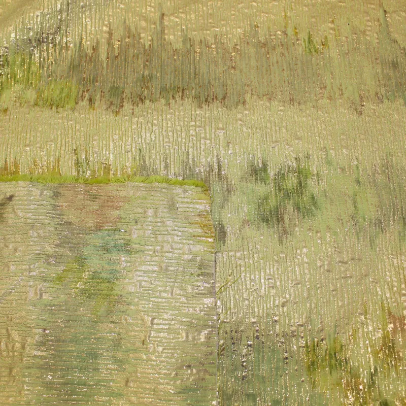 Jacquard chinè verde | Tessuti cerimonia