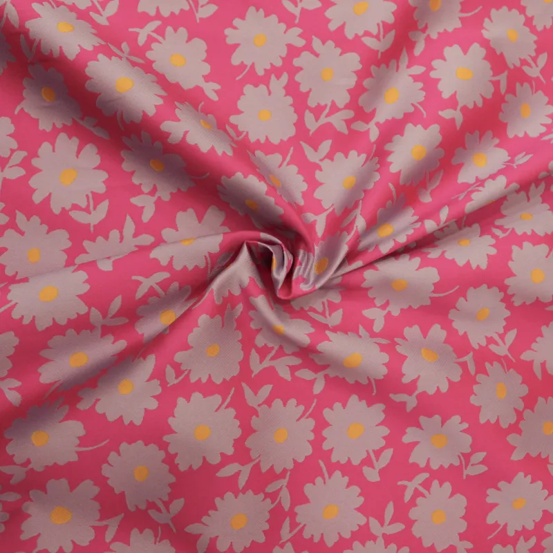 Jacquard floreale fucsia |  Tessuti cerimonia