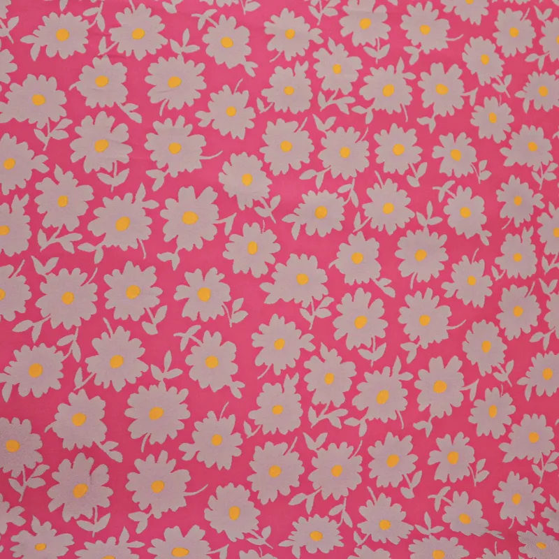 Jacquard floreale fucsia |  Tessuti cerimonia