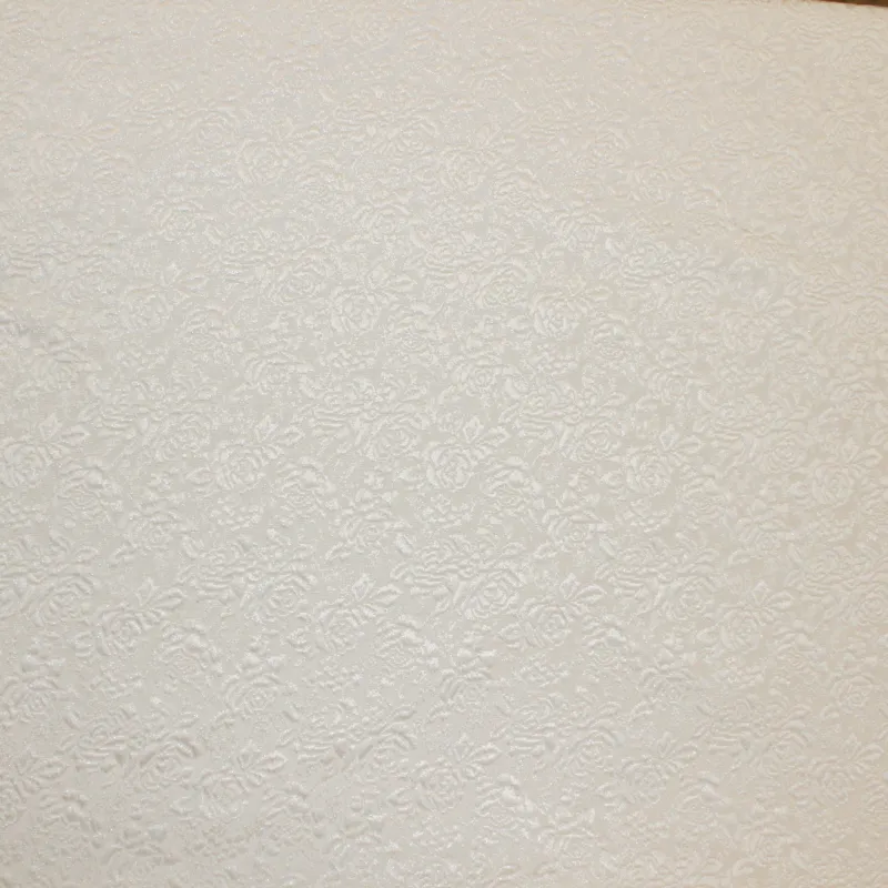 Tessuto jacquard con fiori bianco | Tessuto cerimonia