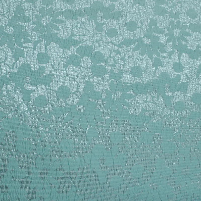 Jacquard floreale azzurro | Tessuti cerimonia