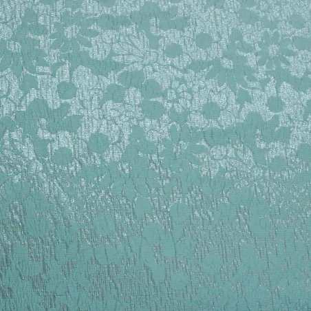 Jacquard floreale azzurro | Tessuti cerimonia