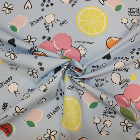 Tessuto di cotone a fantasia multicolor | IL TESSUTAIO