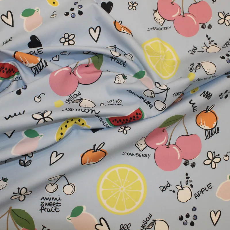 Tessuto di cotone a fantasia multicolor | IL TESSUTAIO