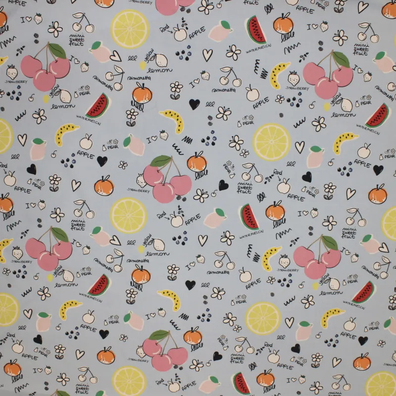 Tessuto di cotone a fantasia multicolor | IL TESSUTAIO