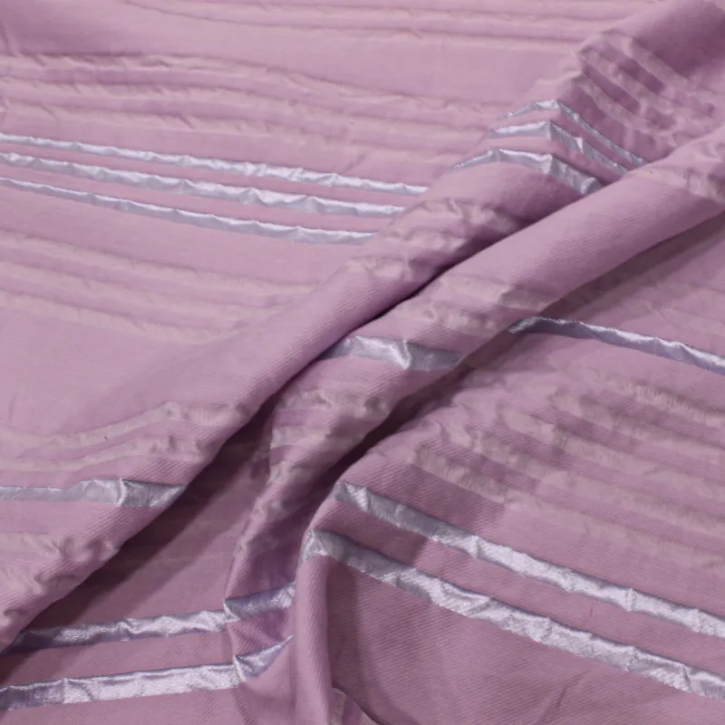 Tessuto Jacquard seta lilla  | tessuti cerimonia