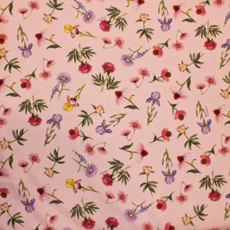 Tessuto in cotone a fantasia fiori | Tessuti per Bambini