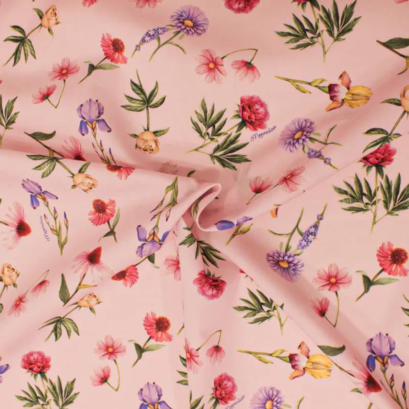 Tessuto in cotone a fantasia fiori | Tessuti per Bambini