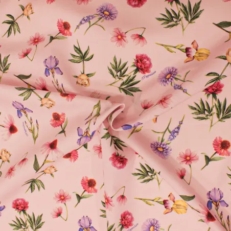 Tessuto in cotone a fantasia fiori | Tessuti per Bambini
