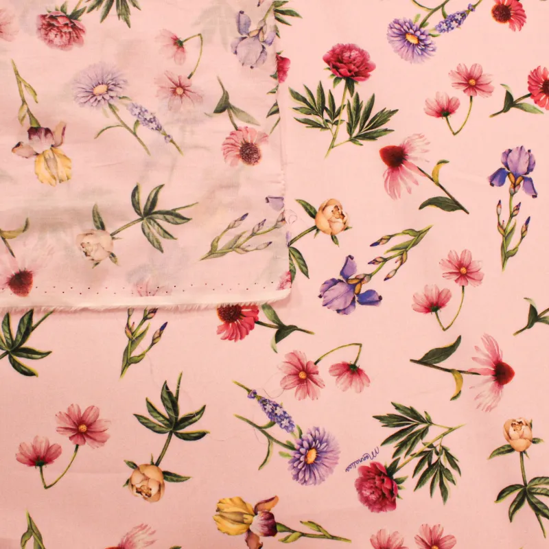 Tessuto in cotone a fantasia fiori | Tessuti per Bambini