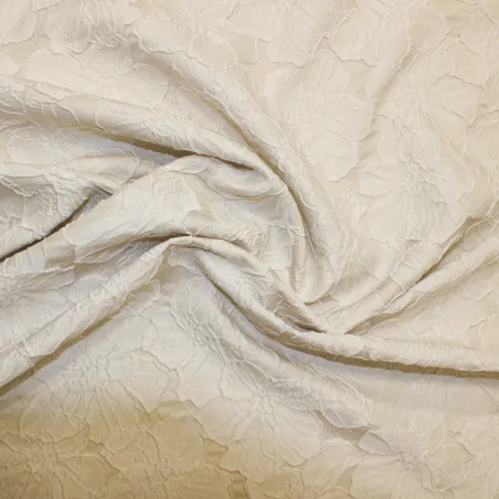 Jacquard beige con fiori | Abbigliamento donna