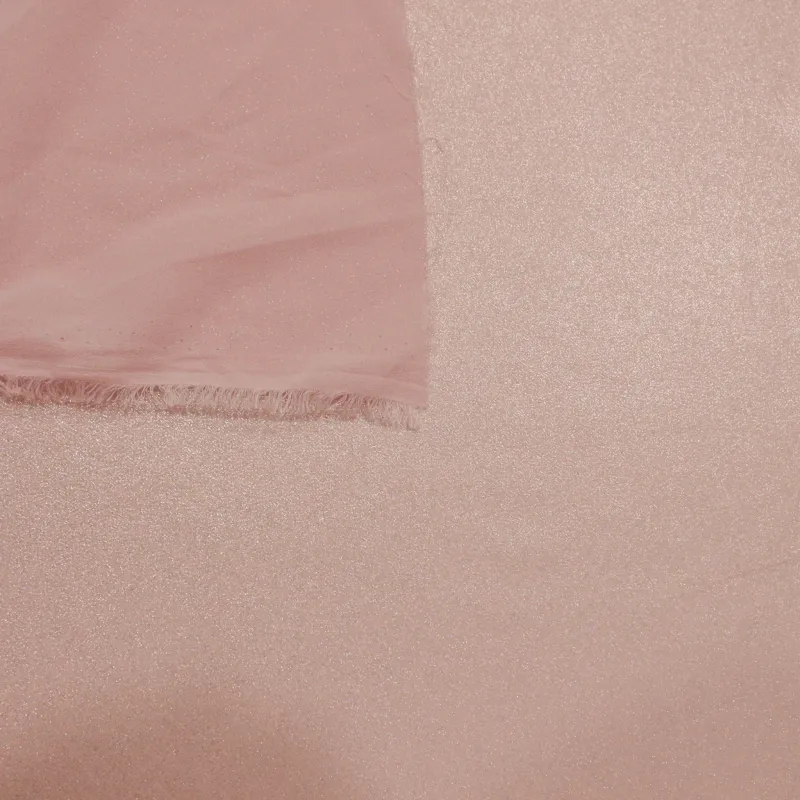 Tessuto Georgette - Glitter Rosa | Tessuti cerimonia