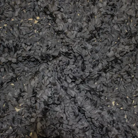 Tessuto petali nero | Tessuti Cerimonia
