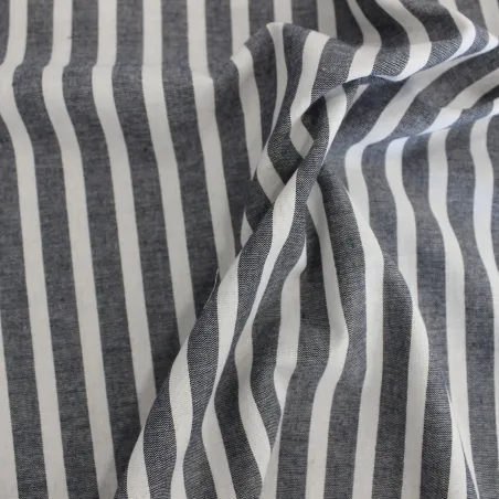 Tessuto in cotone rigato | Tessuti uomo