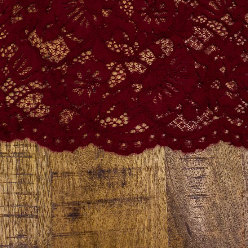 Tessuto a maglia traforato Bordeaux | IL TESSUTAIO