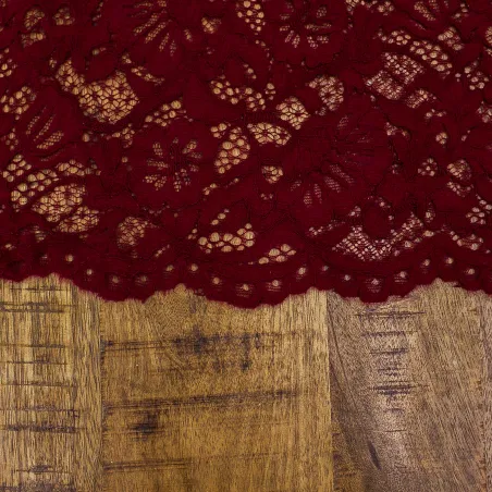 Tessuto a maglia traforato Bordeaux | IL TESSUTAIO