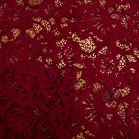 Tessuto a maglia traforato Bordeaux | IL TESSUTAIO