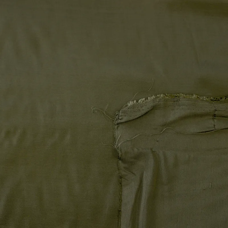 Tessuto Raso di Viscosa verde | Tessuti Naturali