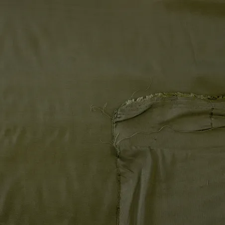 Tessuto Raso di Viscosa verde | Tessuti Naturali