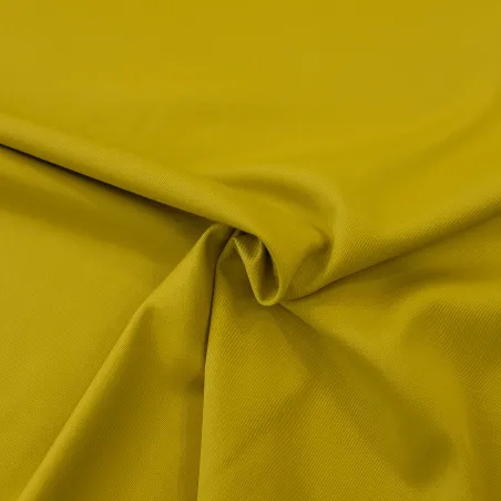 Flanella in poliviscosa colore giallo | IL TESSUTAIO