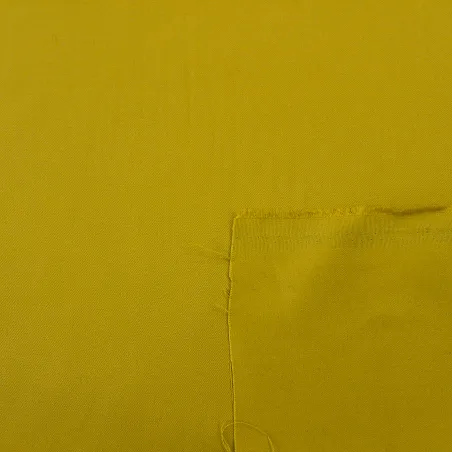 Flanella in poliviscosa colore giallo | IL TESSUTAIO