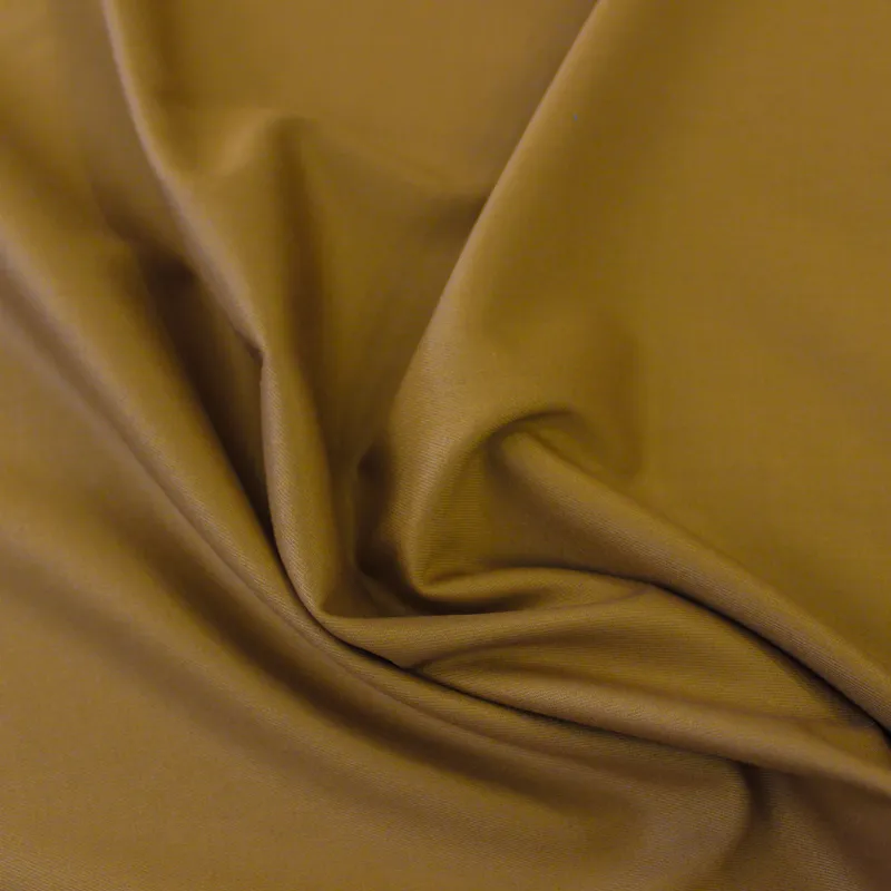 Flanella in poliviscosa color cammello  | IL TESSUTAIO